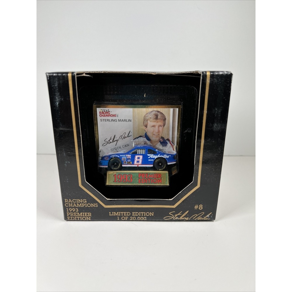 Racing Champions NASCAR Premier Edition 1993 Sterling Marlin #8 NIB